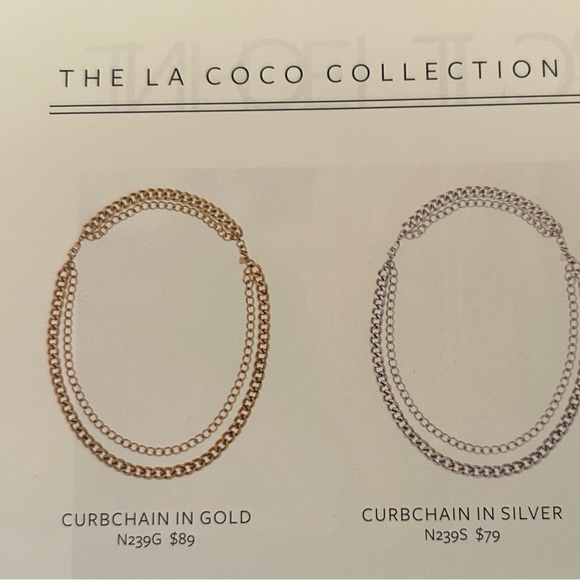 Stella & Dot La Coco Gold Curbchain Necklace - Picture 6 of 6